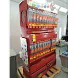 Jelly Belly Jelly Bean Display and Dispenser, (23) plastic dispensers, 20" wide X 48" long X 88"