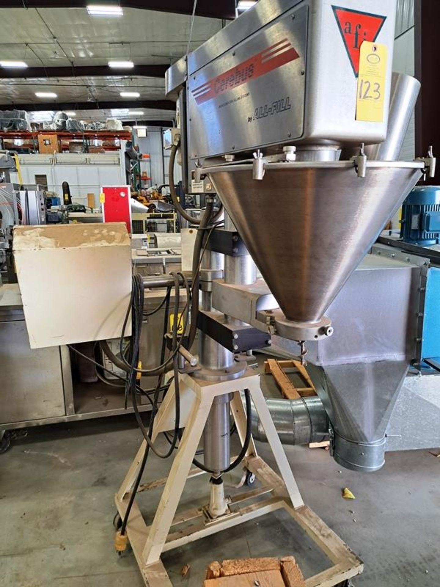 All-Fill Mdl. B300-1 Cerebus II Semi-Automatic Auger Filler, Ser. #22102, 220 volts, 3 phase,