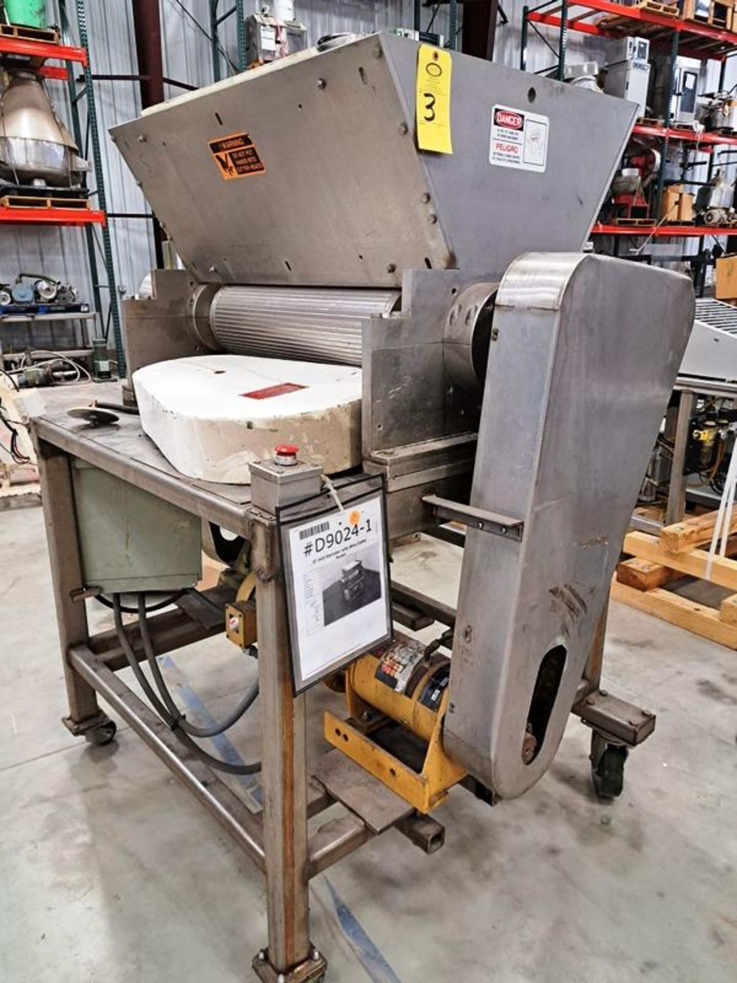 Portable 27" Food Extruder, 5 h.p., 208-230/460 volts, 3 phase (Required Loading Fee: $50.00) NO