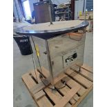C.E. King Mdl. ACC-065 Stainless Steel Accumulation Table, 36" diameter, Ser. #US3.372, 110 volts (