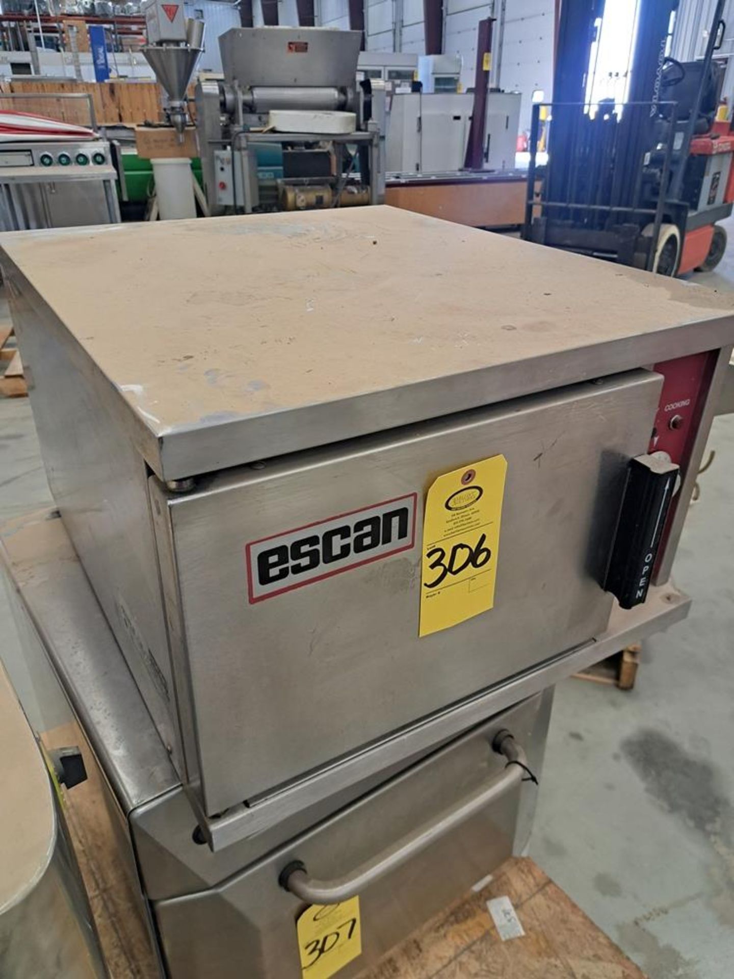 Escan Mdl. SX-3 Electric Fired Oven, Ser. #62757-7X-4050, 208 volts, 3 phase (Required Loading