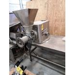 Hobart Mdl. 4056 Grinder on stainless steel table, Ser. #1513228, 208 volts, 3 phase (Required