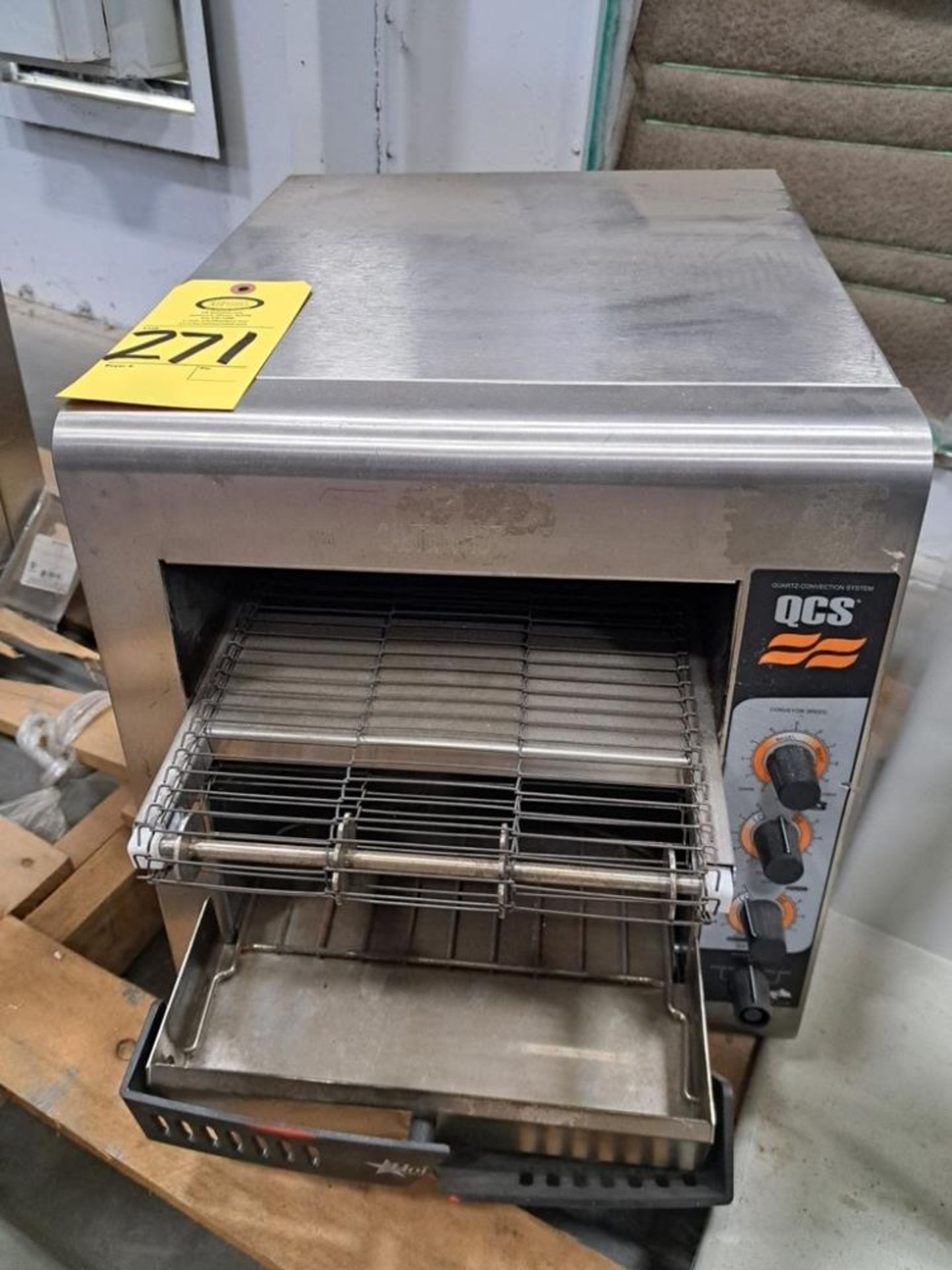QCS/Holman Impingement Oven, 10" Wide X 16" Long conveyor (Required Loading Fee: $25.00) NO HAND