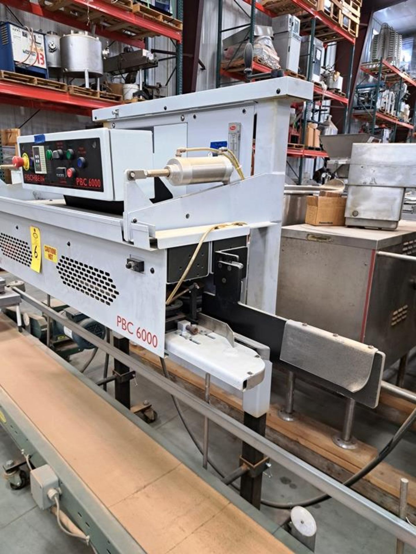 Fischbein Mdl. PBC6000 Continuous Band Sealer, manual controls, digital PBC151111101 readout, 12" - Image 4 of 9