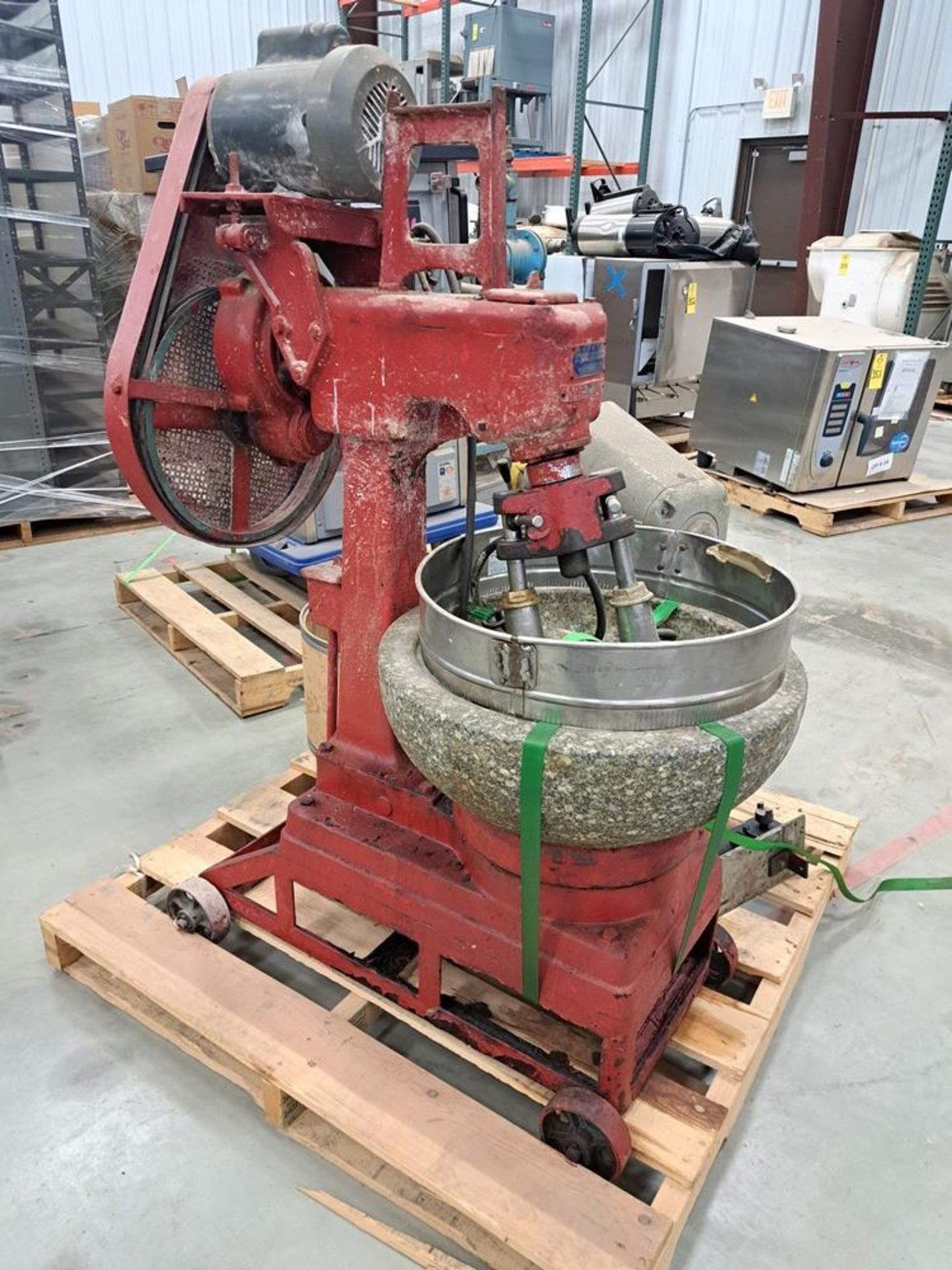 Central Commercial Company Stone Bowl Mixer, 20" diameter X 10" deep, 1 h.p. motor, 220 volts, 1 - Image 3 of 3