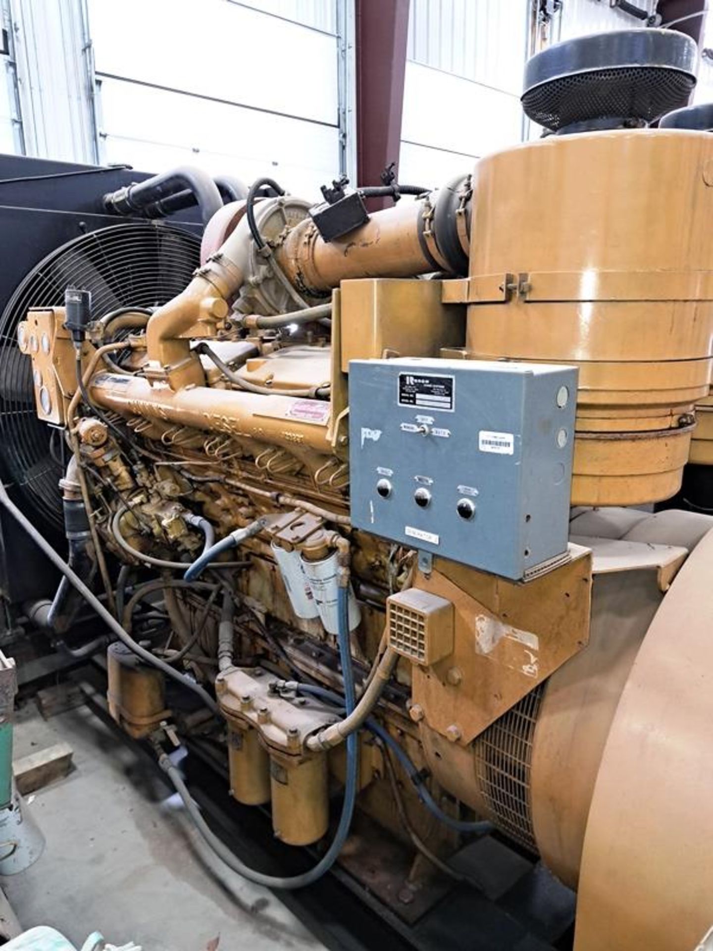 E-M Mdl. BRKT Generator, Ser. #ZR128111, Cummins diesel, 12 cylinder, KVA 375, 1800 RPM, 2400/4160 - Image 5 of 13