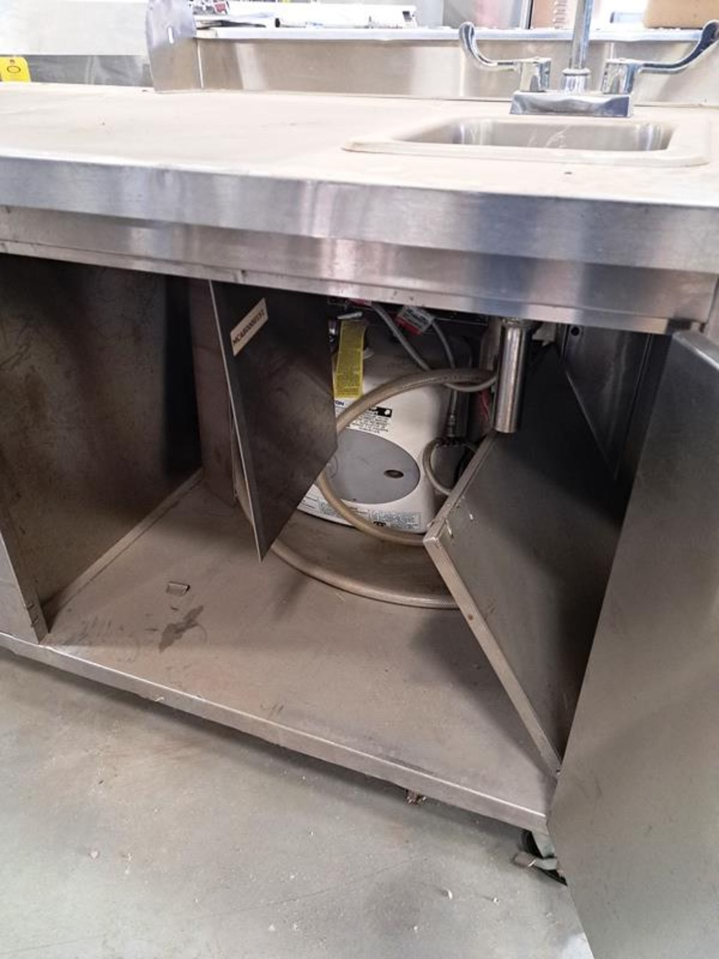 Refrigerated Prep Table with sink, 30" wide X 54" long X 30" deep (Required Loading Fee: $25.00) - Image 3 of 3