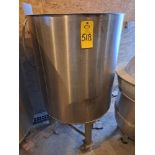 Stainless Steel Single Wall Tank, 32" diameter X 40" deep (Required Loading Fee: $25.00) NO HAND
