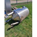 Stainless Steel Single Wall Tank, 30" diameter X 36" deep, 63" tall overall (Required Loading