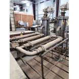 Heat Exchanger, 4-tubes, 4" diameter X 24" long (Required Loading Fee: $25.00) NO HAND CARRY (