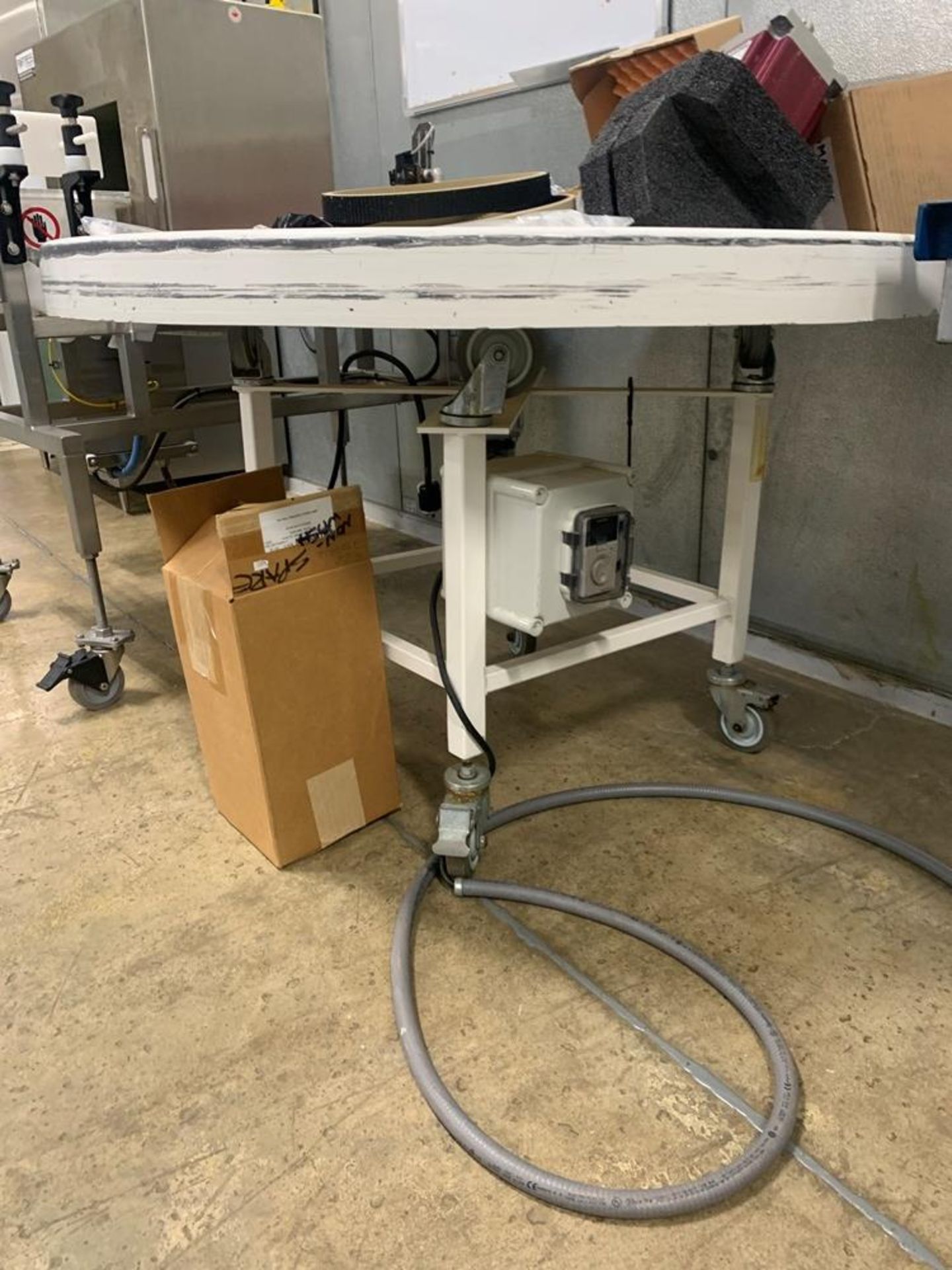 Fiber Lazy Susan, 48", plc control (Required Loading Fee: $25.00) NO HAND CARRY (Price Is For Simple - Image 2 of 5