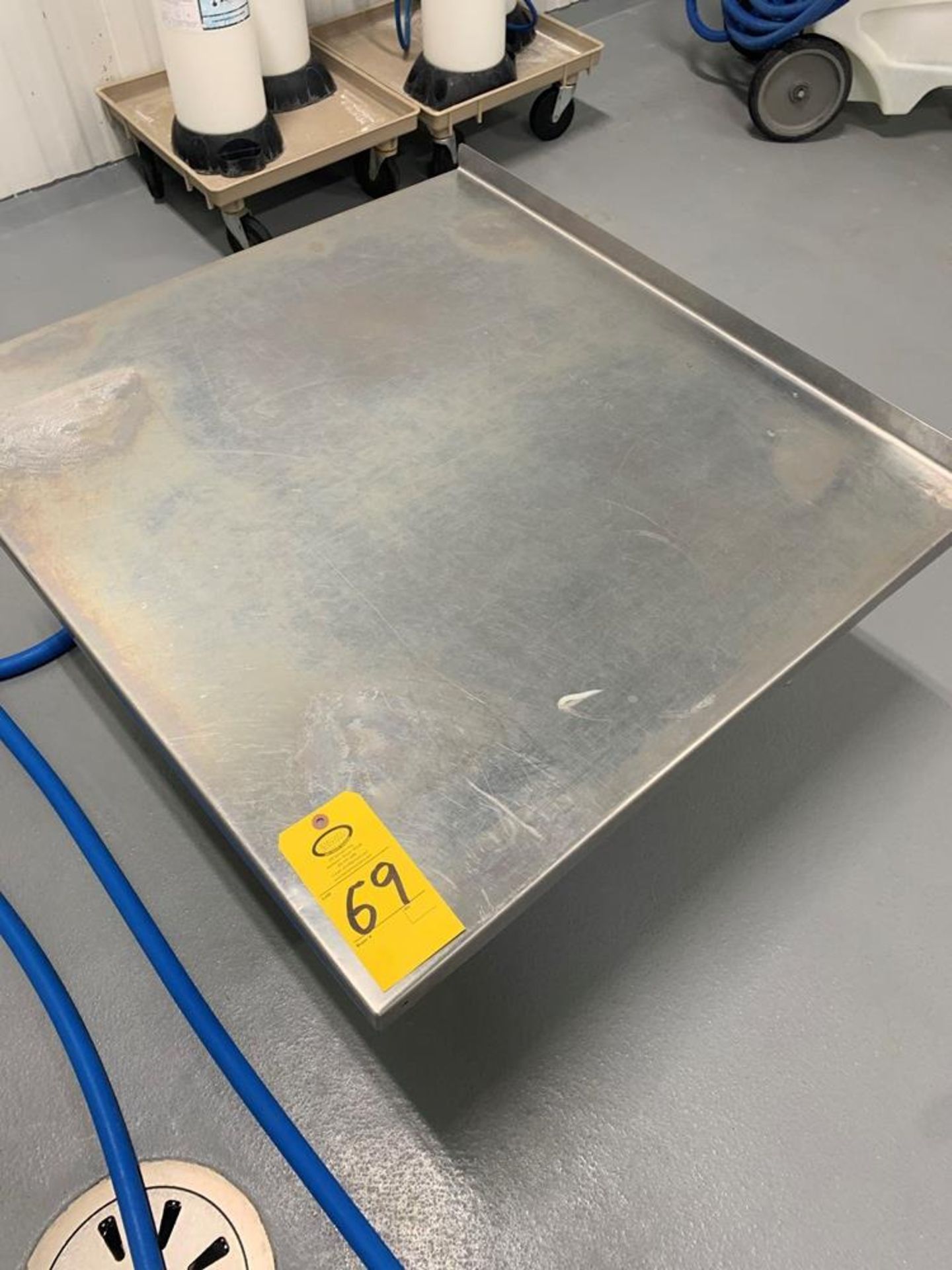 Stainless Steel Equipment Table with bottom shelf, 35" X 36" X 18" (Required Loading Fee: $15.00) NO - Image 3 of 3