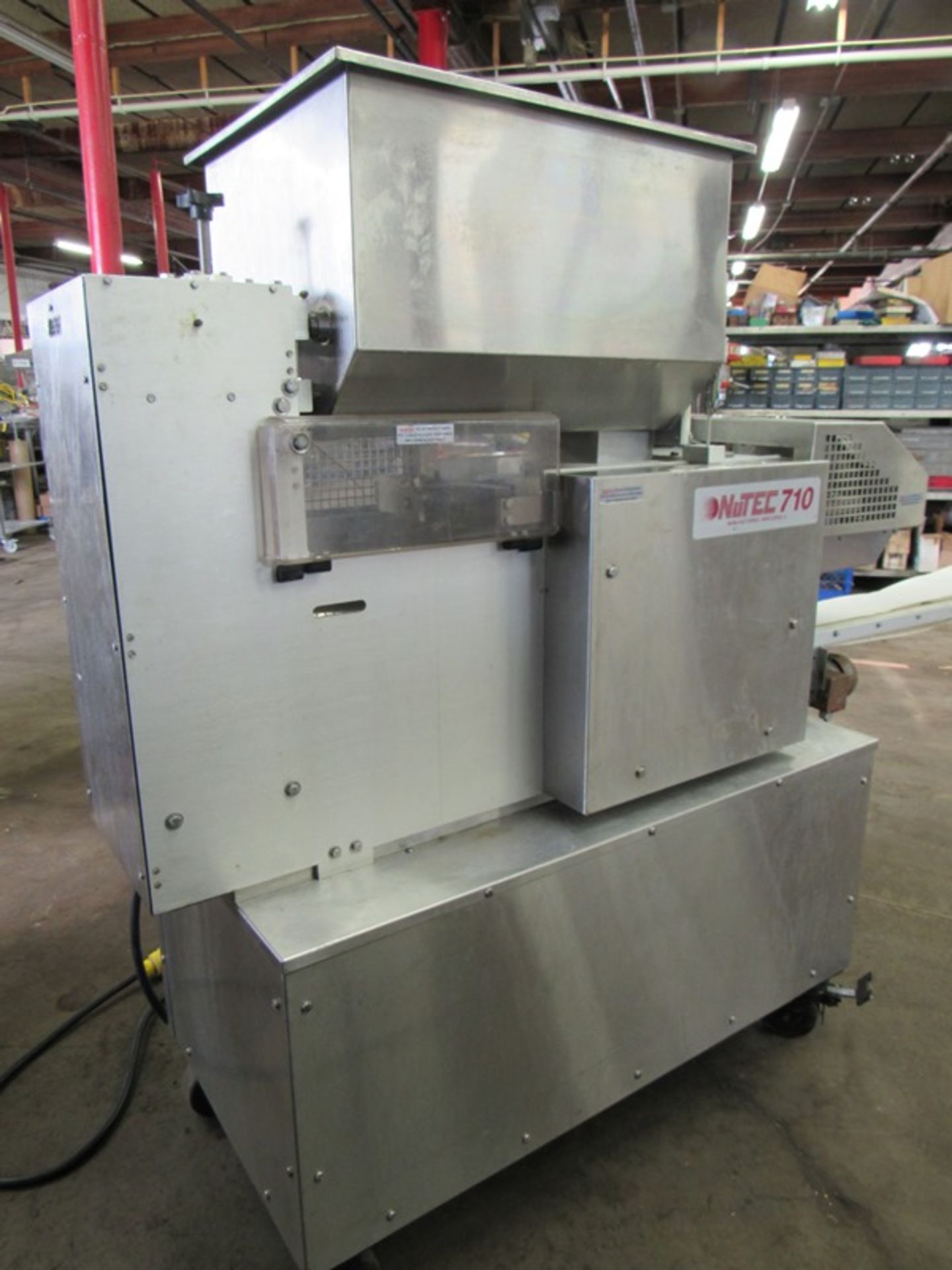 Nutec Mdl. 710 Portable Patty Forming Machine with paper feed setup with 4 1/2" diameter X 3/8" - Image 3 of 10
