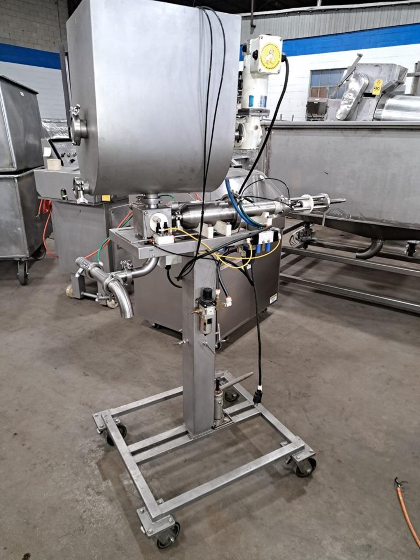 Performance Manufacturing Mdl. F1 Volumetric Pneumatic Piston Filler, single piston, 14 1/2" wide - Image 2 of 6