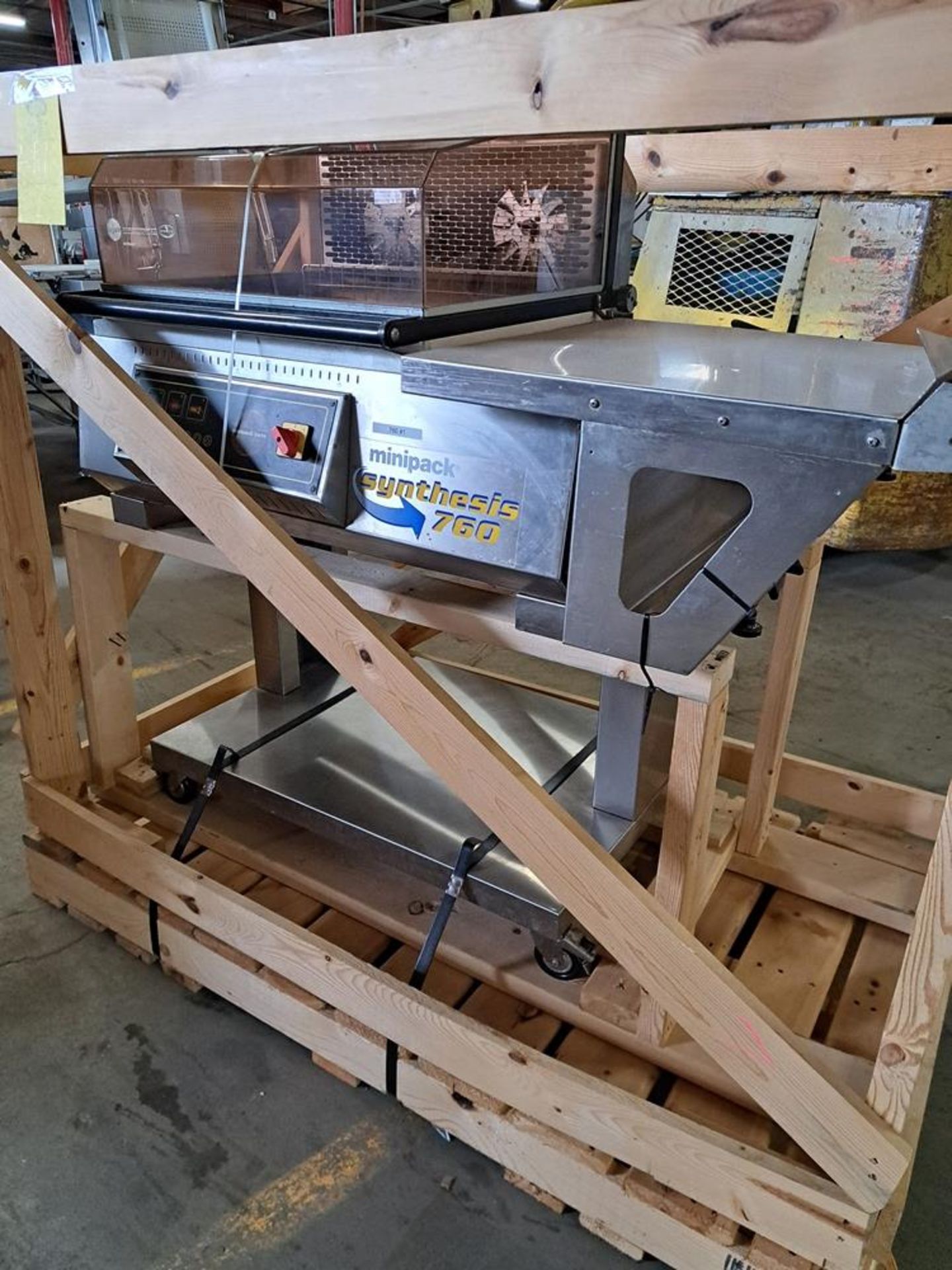 Mini Pack Mdl. Synthesis Shrink Wrap Machine, Ser. #001477, 220/230 volts (Located in Sandwich, IL)