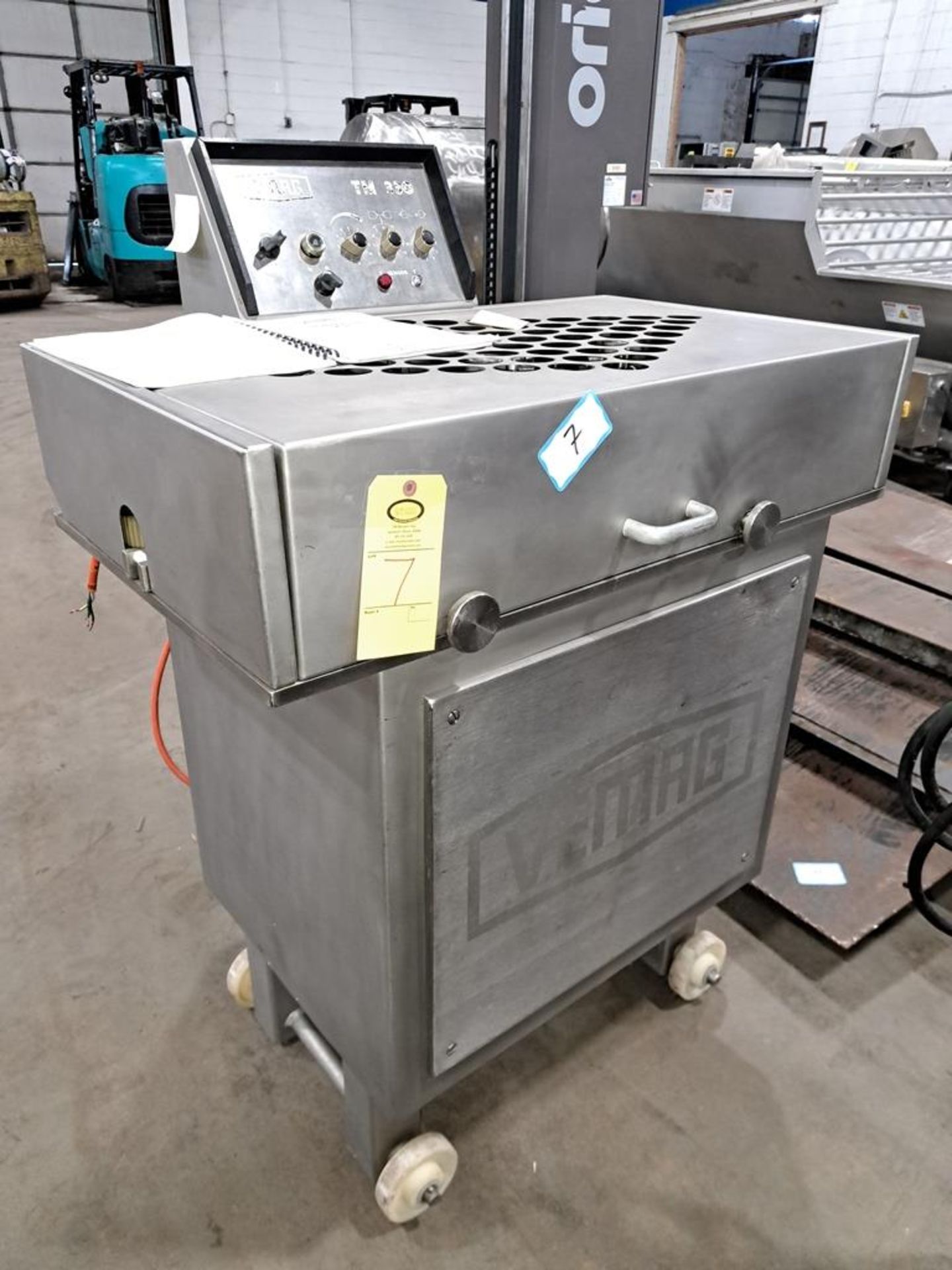 Vemag Mdl. TM330 Sausage Cutting Machine, 208 volts, 3 phase, Mfg. 1990, Ser. #330.0041 (Located
