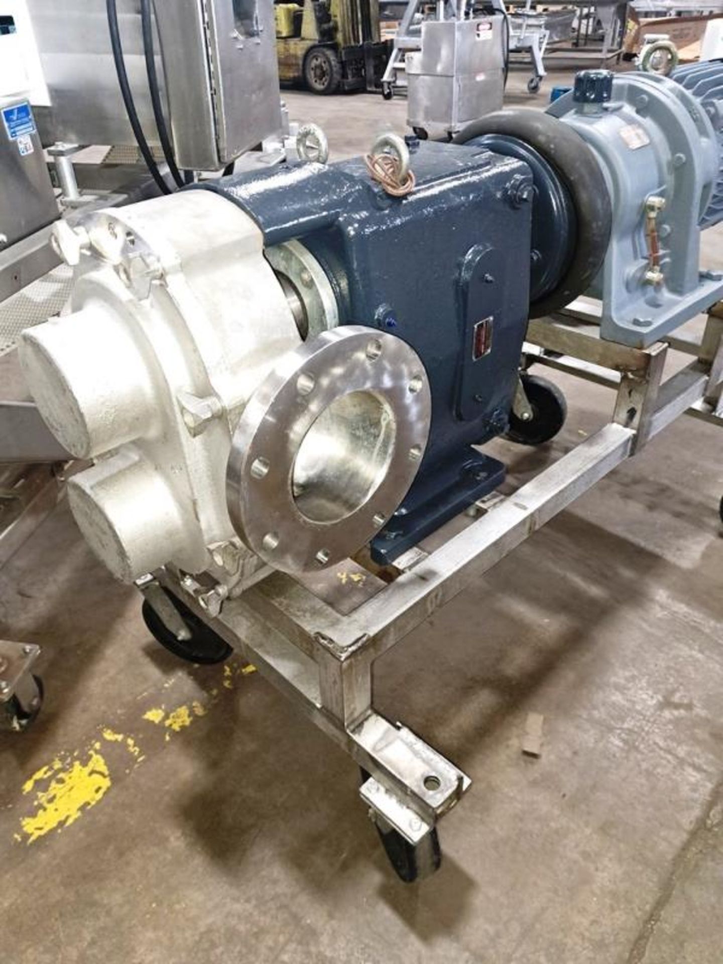 Waukesha Cherry-Burrell Remanufactured by Cherry-Burrell Positive Displacement Pump, stainless steel - Image 3 of 8