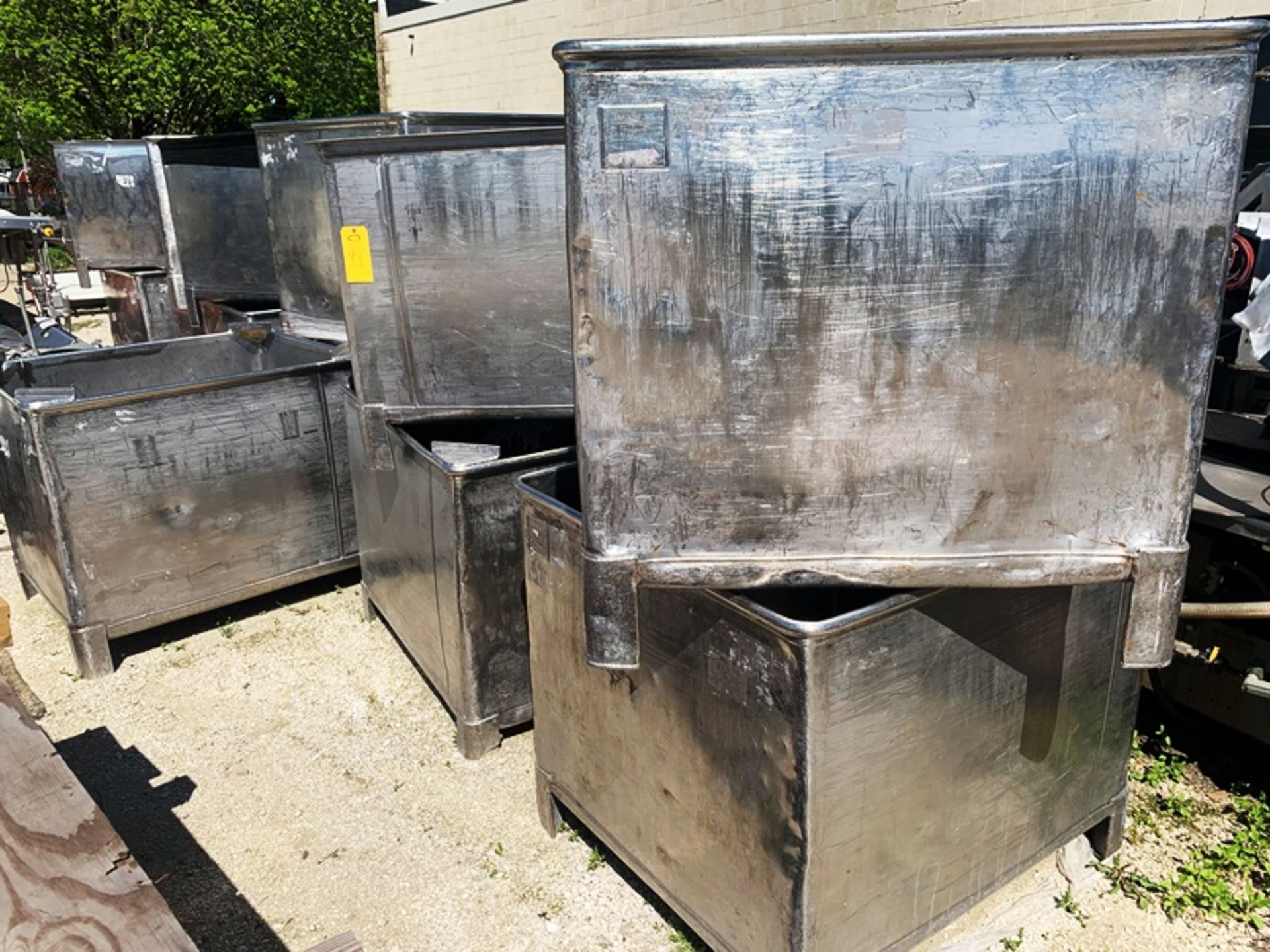Stainless Steel Vats, 46" wide X 41" long X 36" deep (Located in Sandwich, IL)