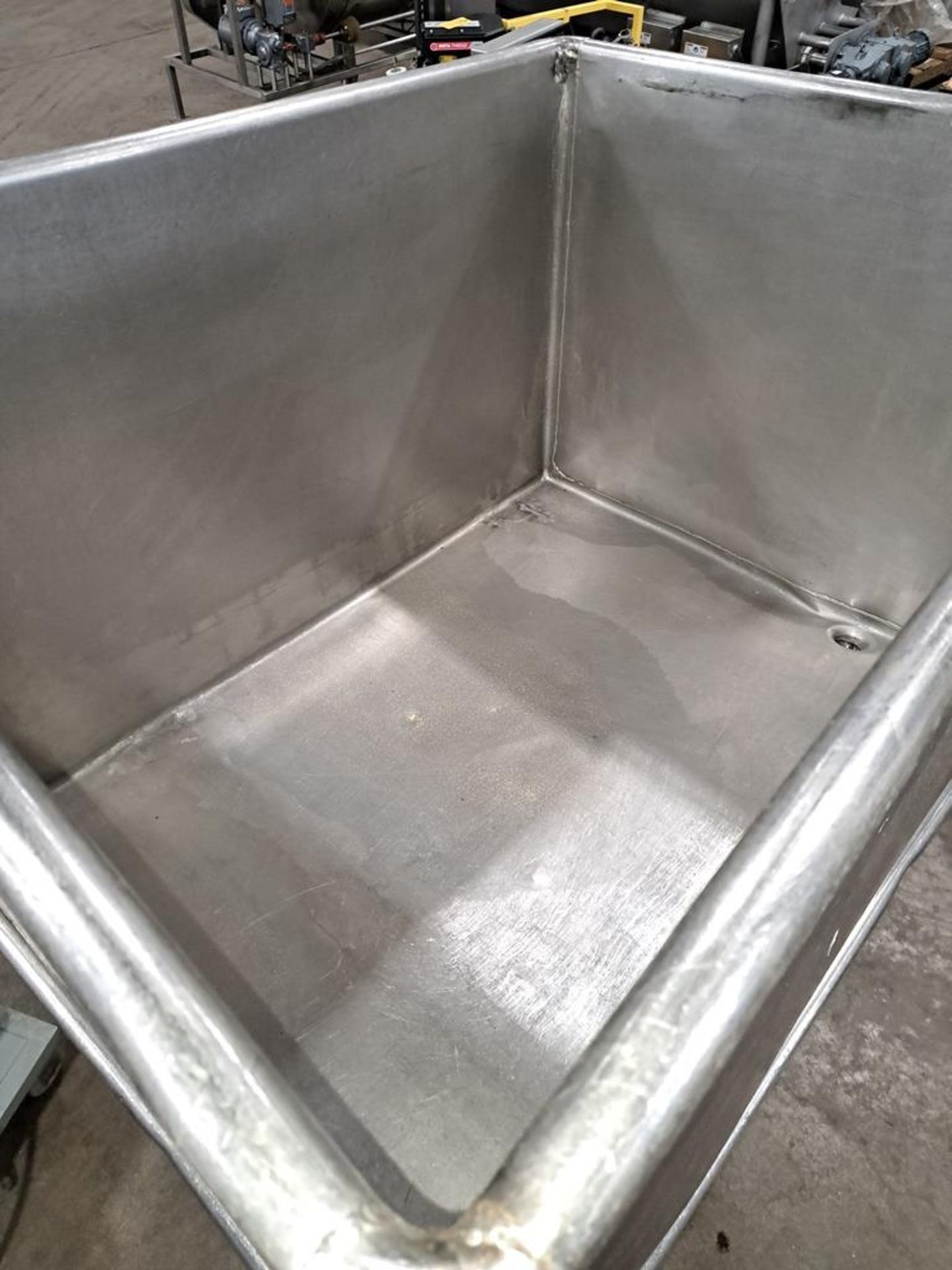 Stainless Steel Portable Vat, 3' wide X 4' long X 28" deep (Located in Plano, IL) - Image 2 of 2