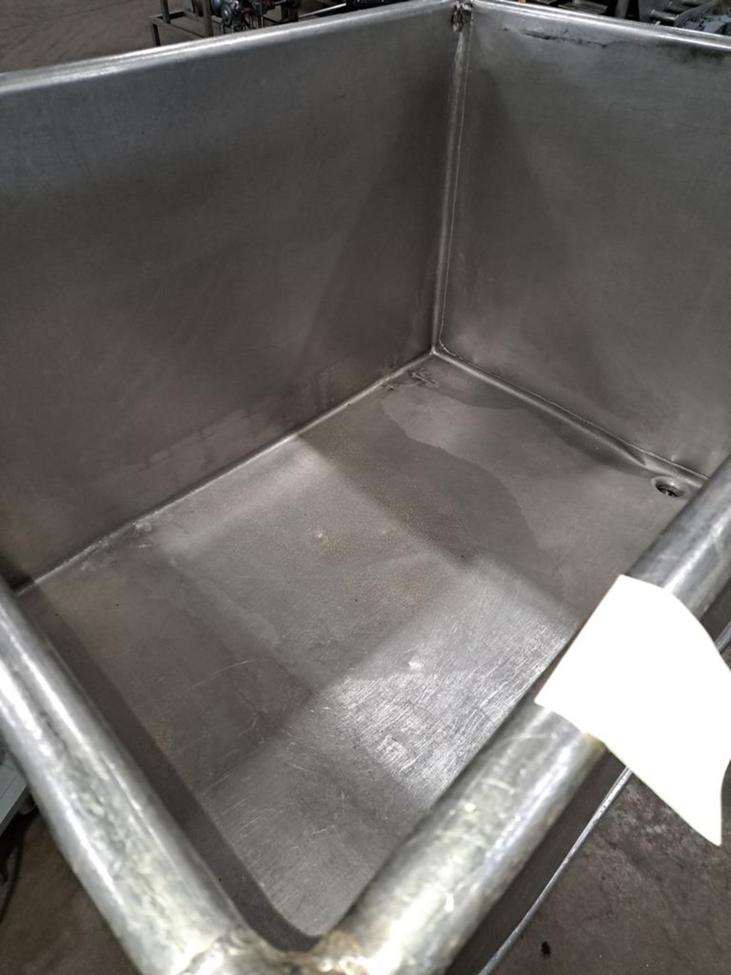 Stainless Steel Portable Vat, 3' wide X 4' long X 28" deep (Located in Plano, IL) - Image 2 of 2