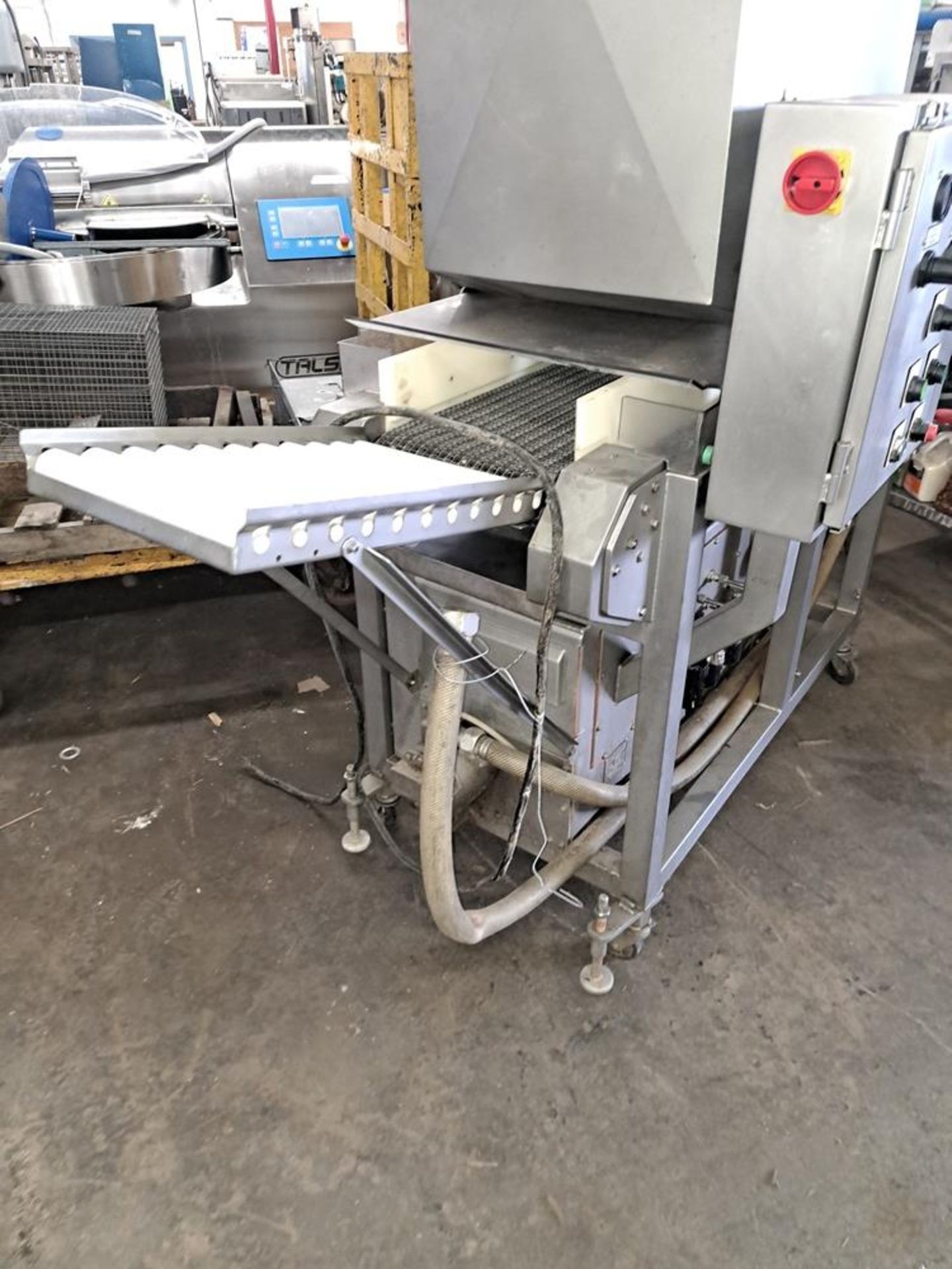 Townsend Mdl. 1450 Injector, Ser. #328, 13 1/2" wide X 6' long stainless steel conveyor, stainless - Image 3 of 11
