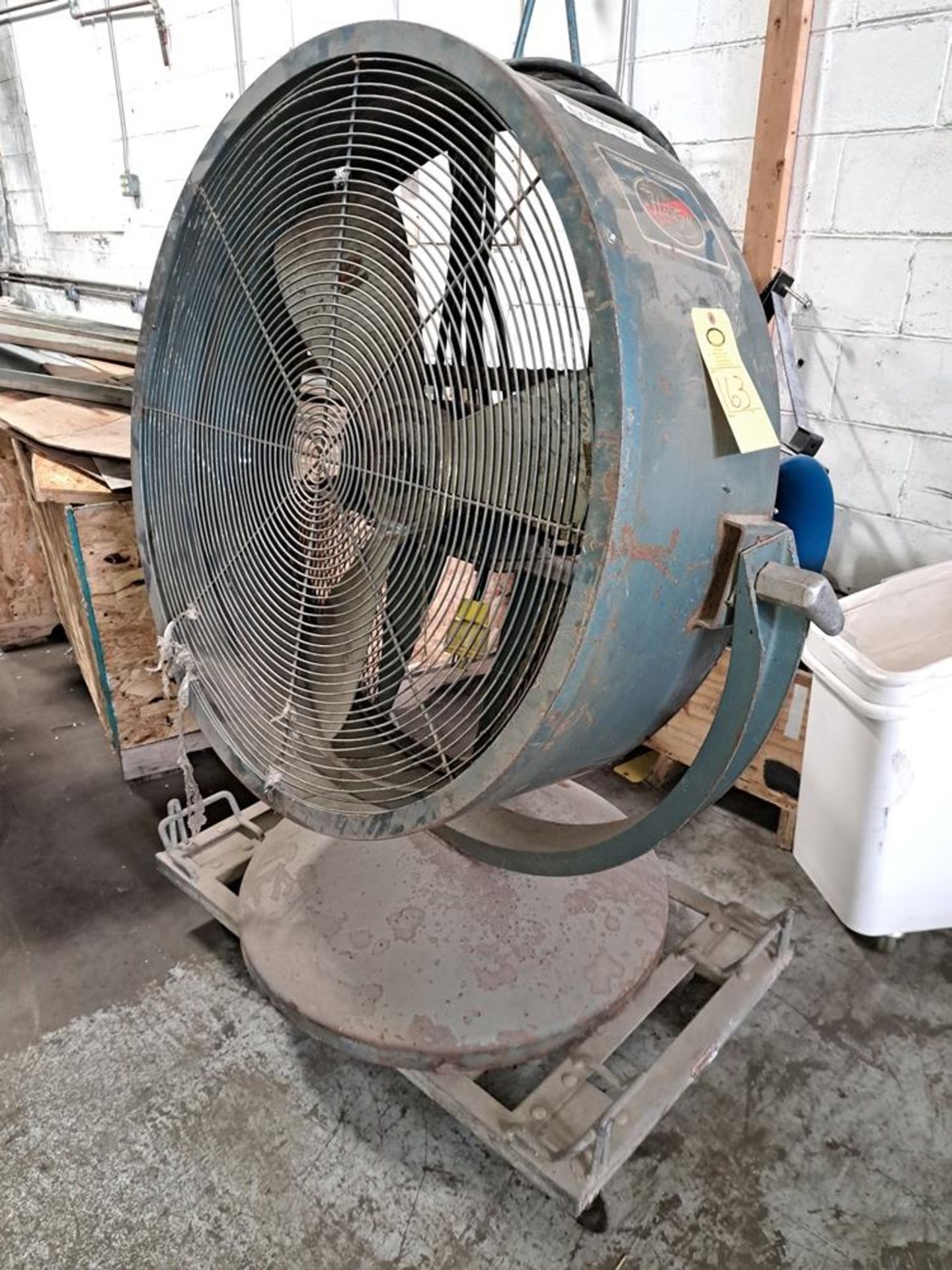 Hartzell Mdl. 136 Fan, portable, 36" diameter (Located in Plano, IL)