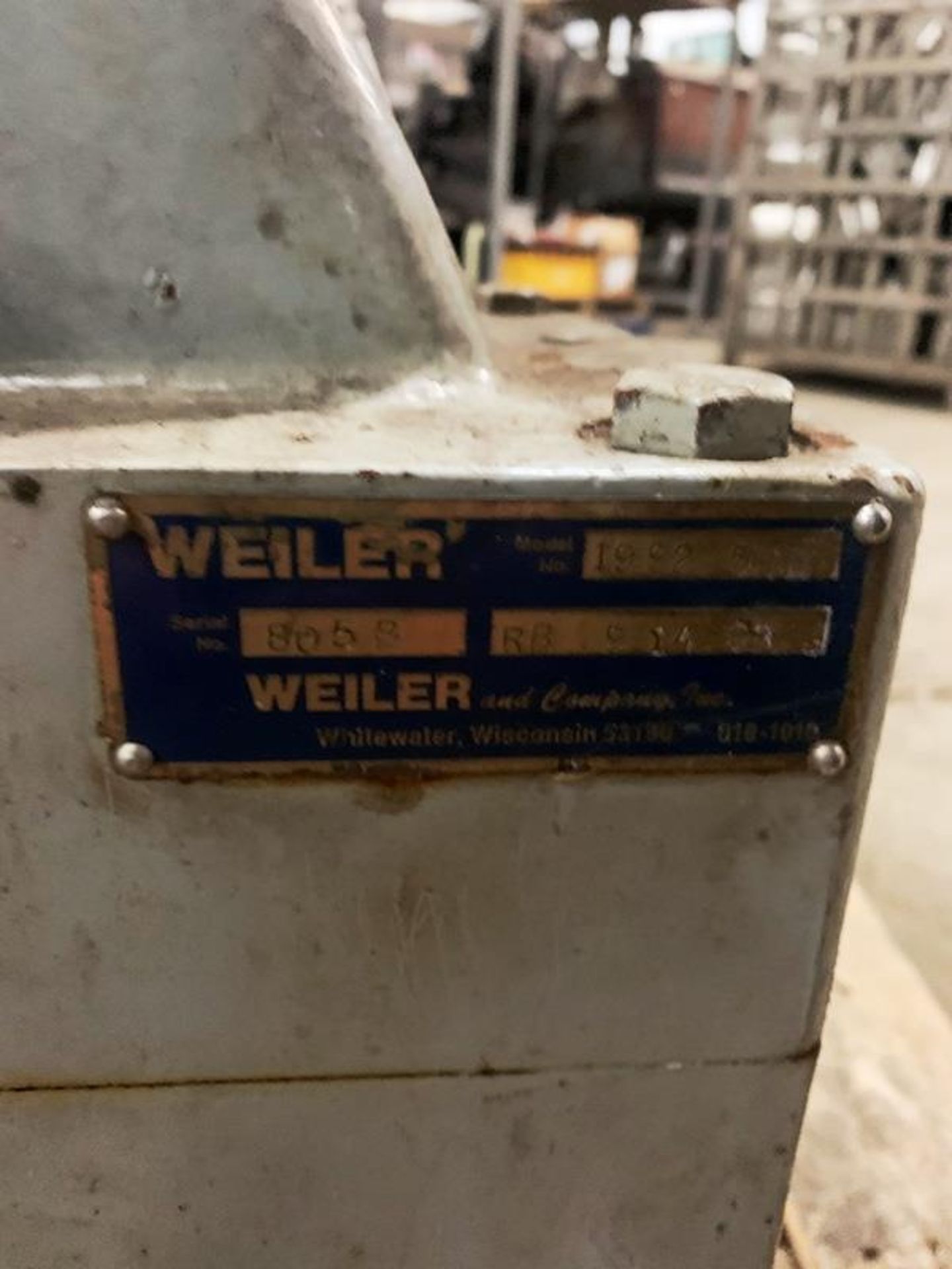 Weiler 1195-5HB Gearbox, Ser. #805B (Located in Sandwich, IL) - Image 5 of 6