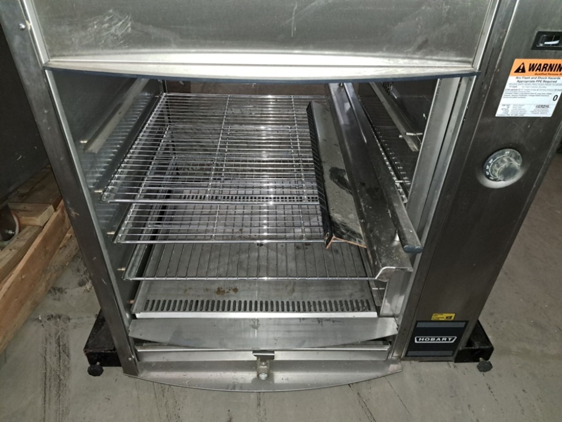 Hobart Mdl. HR7 Rotisserie Oven, Ser. #750012656, 208 volts, 1/3 phase, with storage (missing glass) - Image 4 of 6