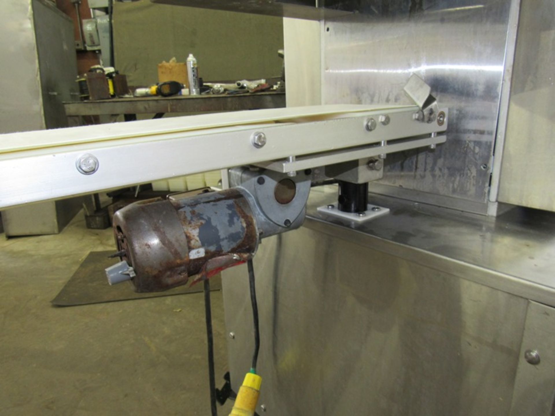 Nutec Mdl. 710 Portable Patty Forming Machine with paper feed setup with 4 1/2" diameter X 3/8" - Image 6 of 10