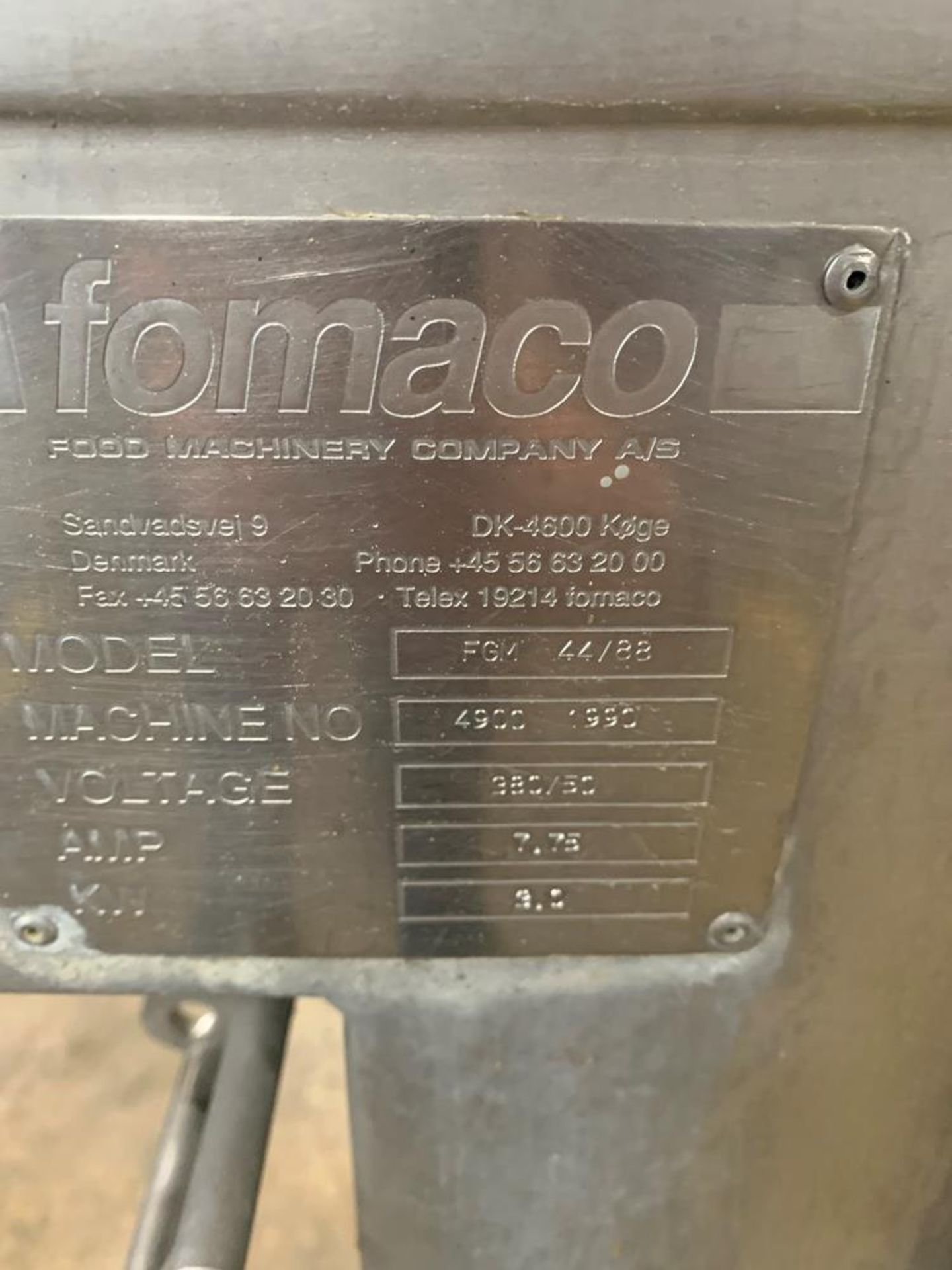Fomaco Mdl. FGM 44/88 Injector, Ser. #49001990 (Located in Plano, IL) - Image 12 of 16