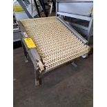 Incline Conveyor, 24" wide X 36" long, 18" infeed, 28" discharge, missing motor (Located in