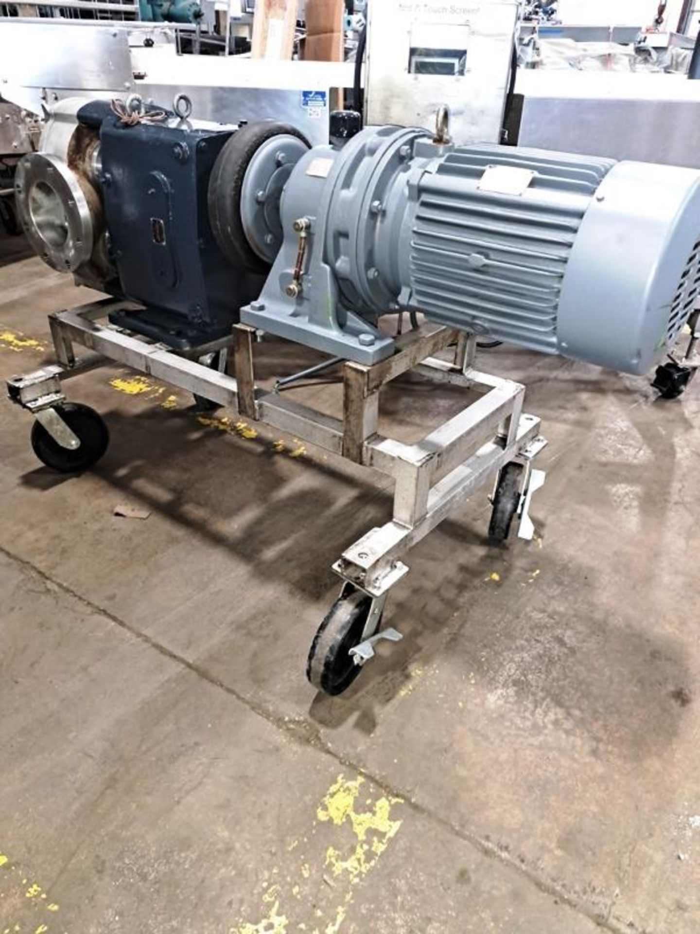 Waukesha Cherry-Burrell Remanufactured by Cherry-Burrell Positive Displacement Pump, stainless steel - Image 2 of 8