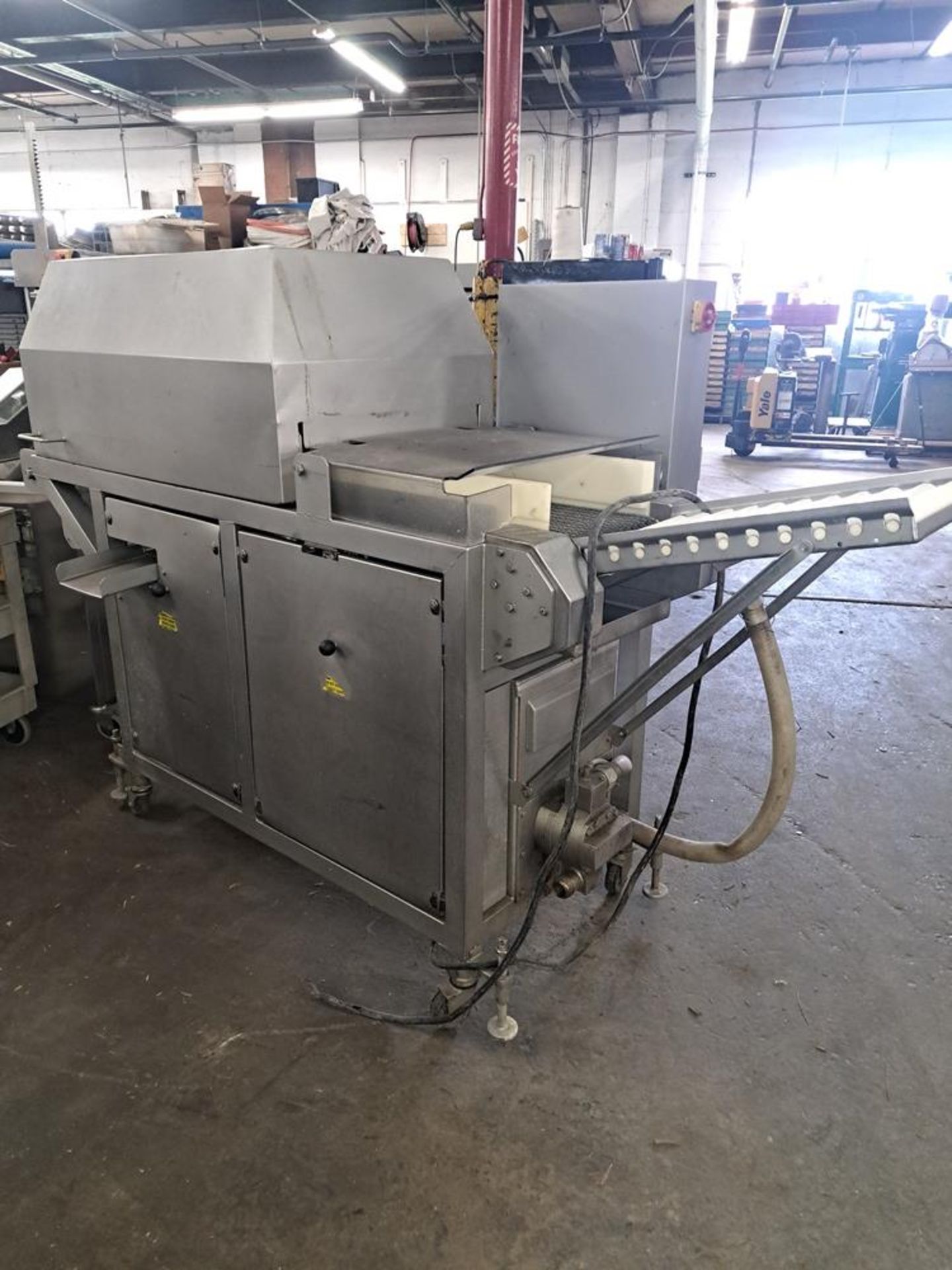 Townsend Mdl. 1450 Injector, Ser. #328, 13 1/2" wide X 6' long stainless steel conveyor, stainless