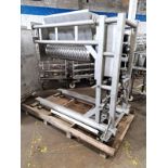 Stainless Steel Pizza Topping Applicator, 48" wide hopper, hydraulic operation (Located in Plano,