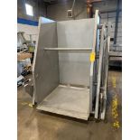 Stainless Steel Vat Dumper, 76" dump height, carriage size 56" long X 49 1/2" wide (Located in