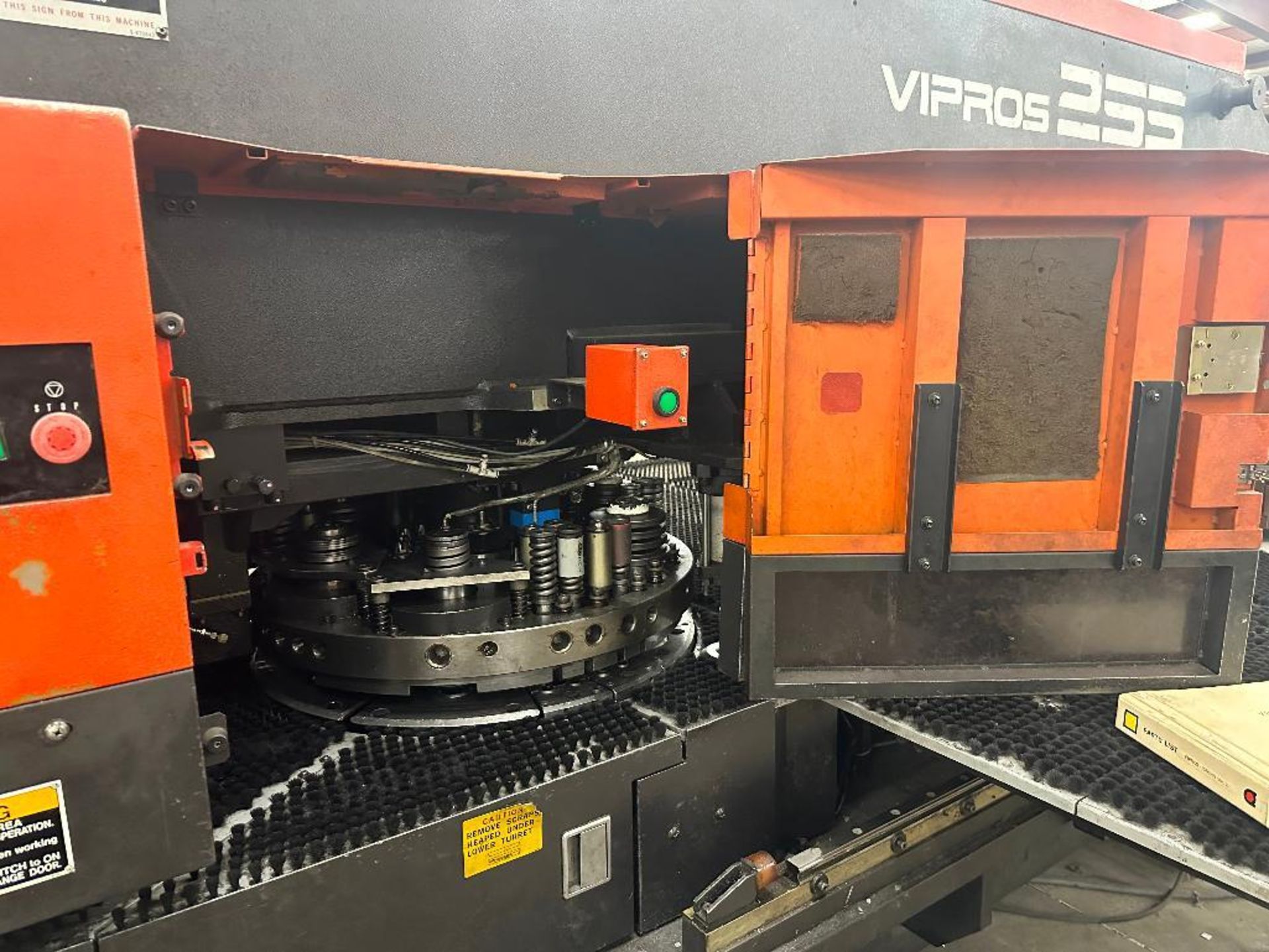 Amada Vipros 255 CNC Turret 20 Ton Press WITH SBC CHILLER AND FULL WORK TABLE OF PARTS AND ACCESSORI - Image 31 of 70