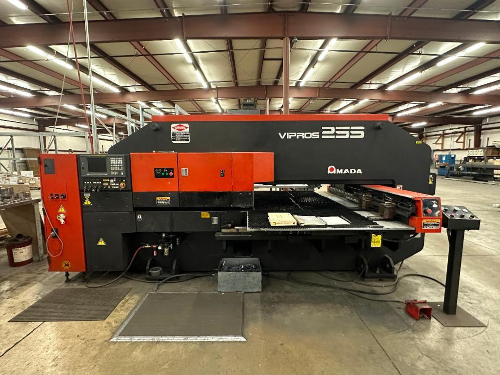 Amada Vipros 255 CNC Turret 20 Ton Press WITH SBC CHILLER AND FULL WORK TABLE OF PARTS AND ACCESSORI - Image 2 of 70