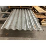 (1) LOT OF ASSORTED CORRUGATED & PERFORATED STEEL PANELS