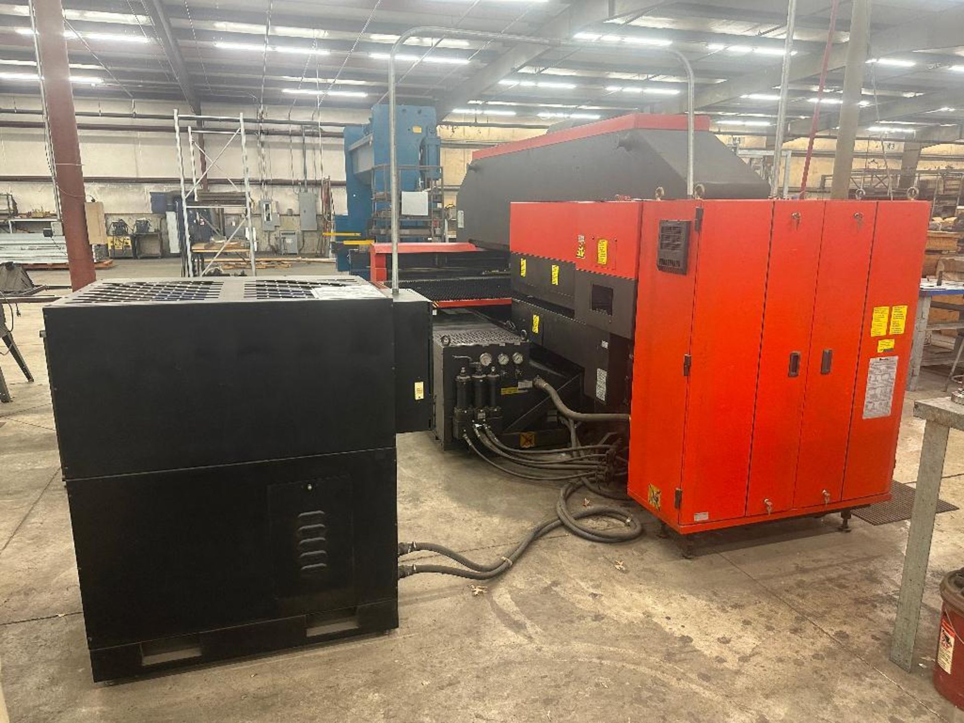 Amada Vipros 255 CNC Turret 20 Ton Press WITH SBC CHILLER AND FULL WORK TABLE OF PARTS AND ACCESSORI - Image 39 of 70