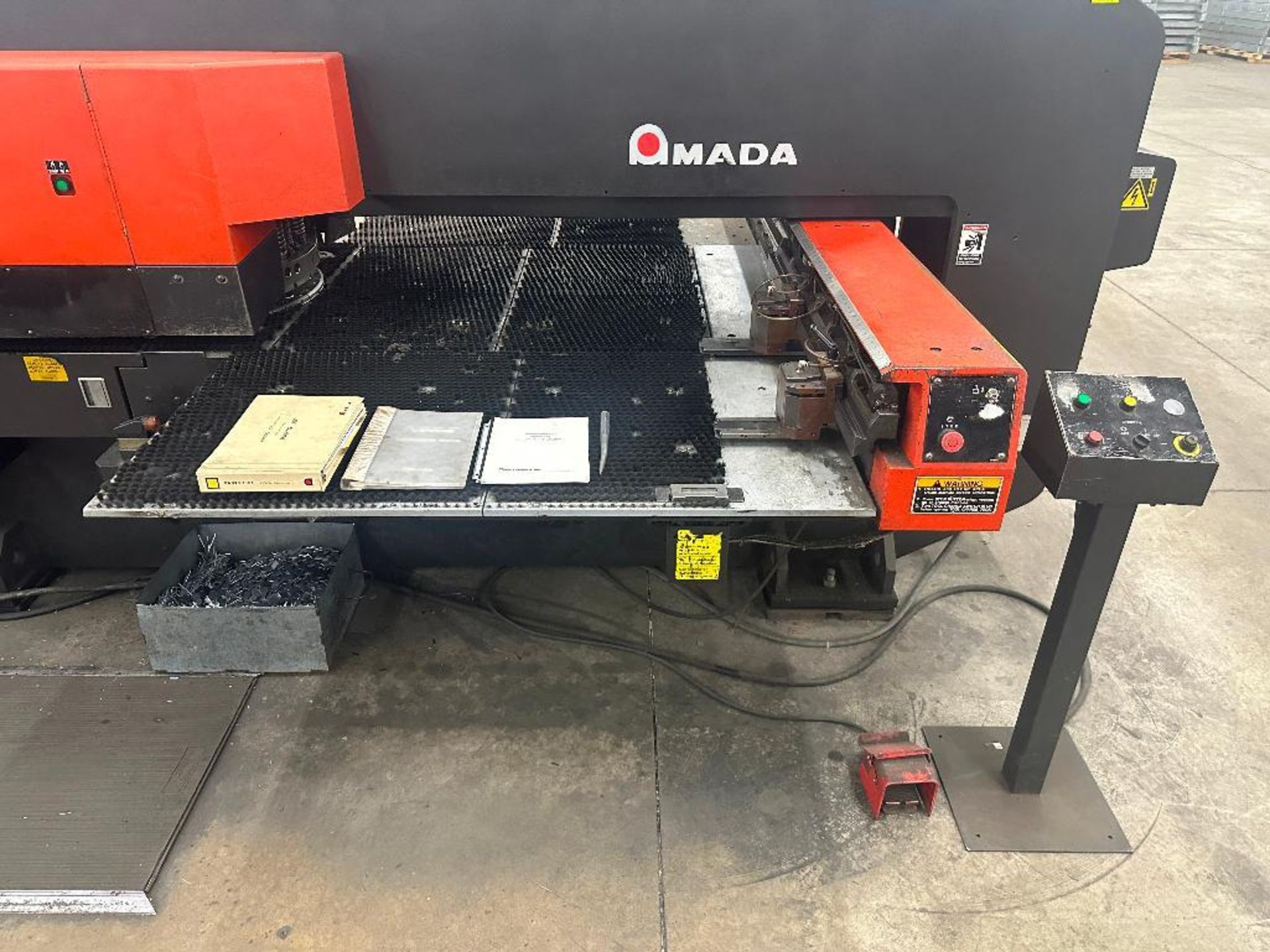 Amada Vipros 255 CNC Turret 20 Ton Press WITH SBC CHILLER AND FULL WORK TABLE OF PARTS AND ACCESSORI - Image 9 of 70