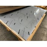 (9) ASSORTED SIZED SHEETS OF STAINLESS