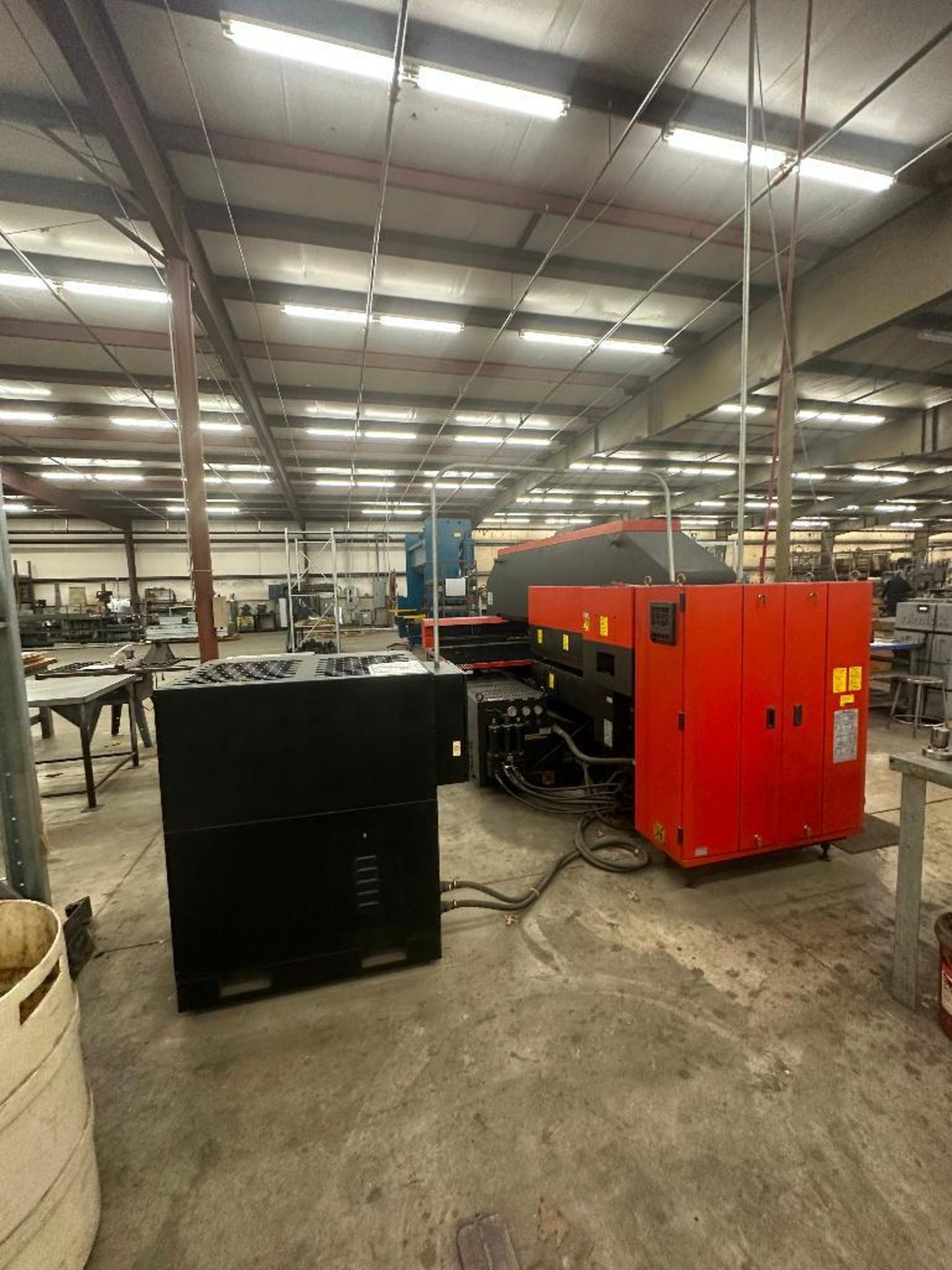 Amada Vipros 255 CNC Turret 20 Ton Press WITH SBC CHILLER AND FULL WORK TABLE OF PARTS AND ACCESSORI - Image 37 of 70