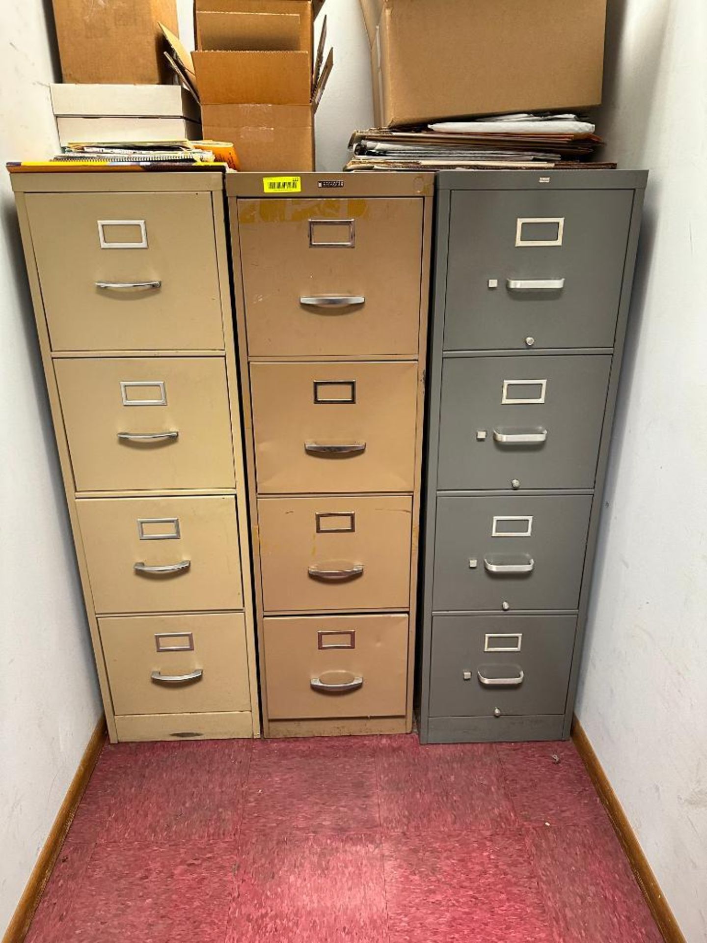 (3)- FILE CABINETS - Image 3 of 5