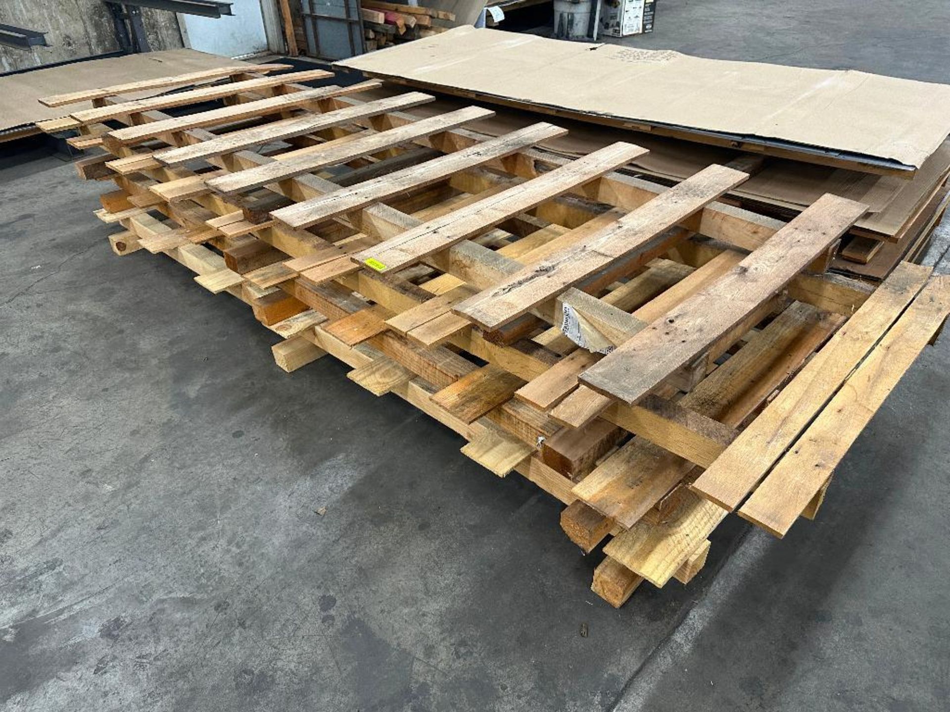 (4) PIECES WOODEN SHIPPING PALLETS