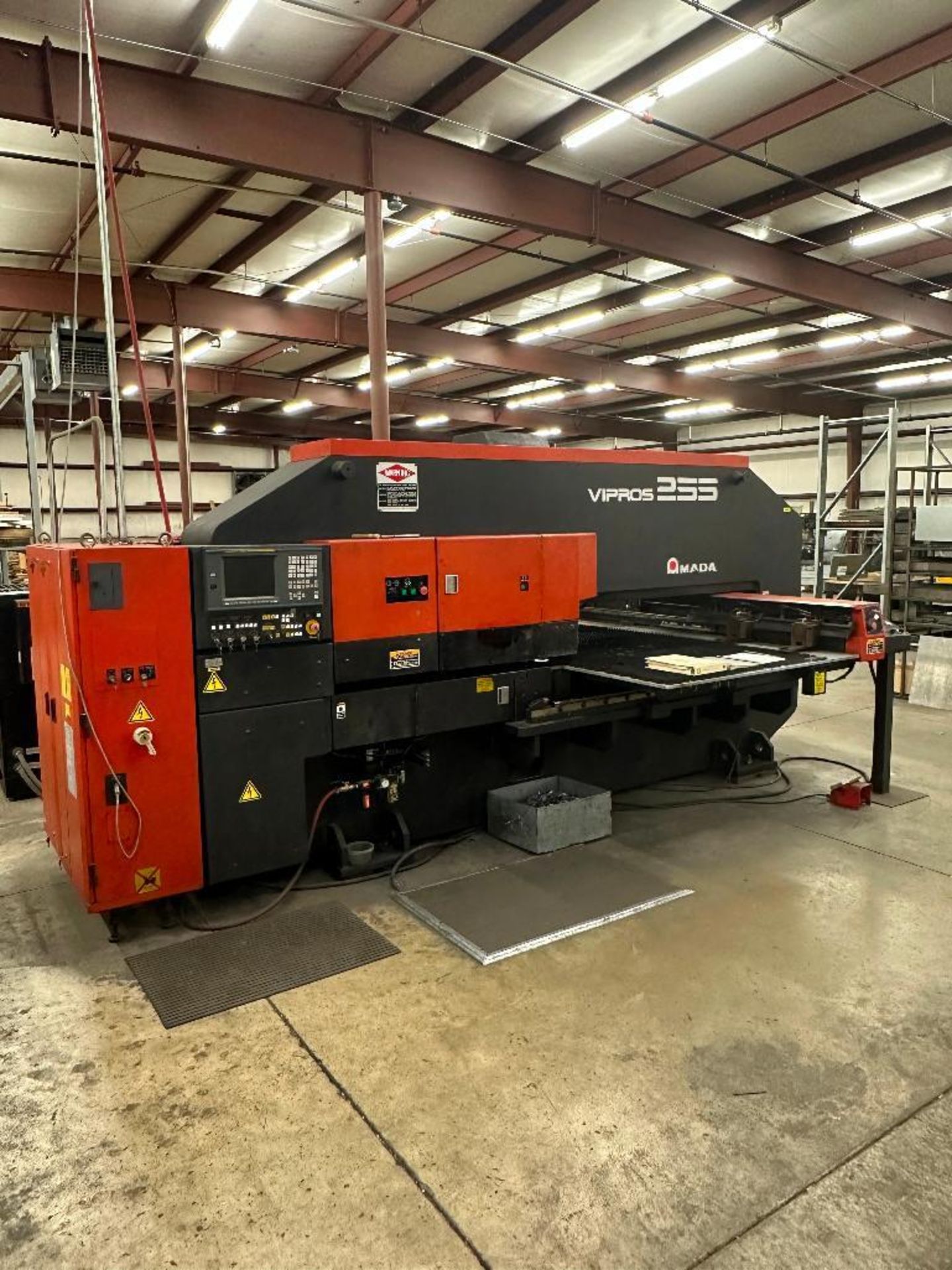 Amada Vipros 255 CNC Turret 20 Ton Press WITH SBC CHILLER AND FULL WORK TABLE OF PARTS AND ACCESSORI - Image 4 of 70