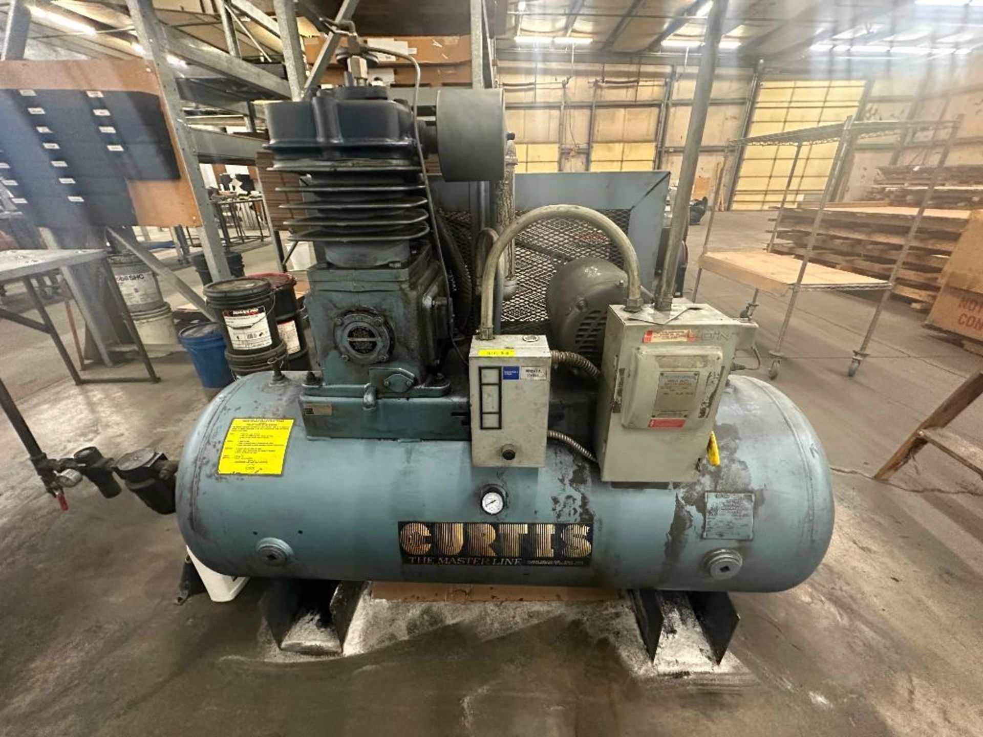 120 GAL. AIR COMPRESSOR - Image 2 of 5