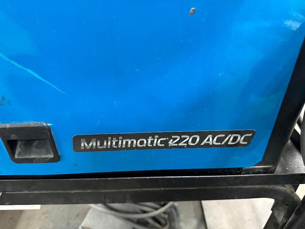 DESCRIPTION MILLER MULTIMATIC 220 AC/DC WELDER. ADDITIONAL INFORMATION