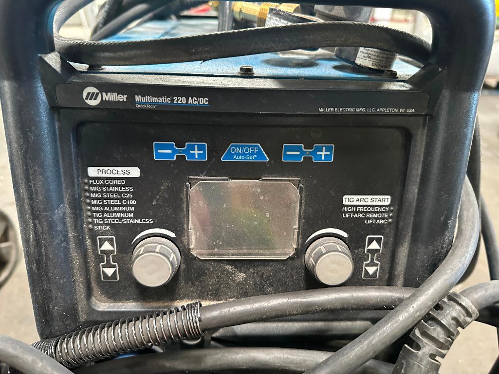 DESCRIPTION MILLER MULTIMATIC 220 AC/DC WELDER. ADDITIONAL INFORMATION ...