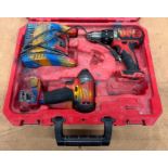 DRILL/DRIVER COMBO SET WITH CHARGER AND CASE