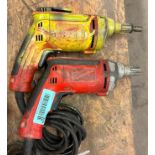 (2) ELECTRIC DRYWALL SCREWDRIVERS